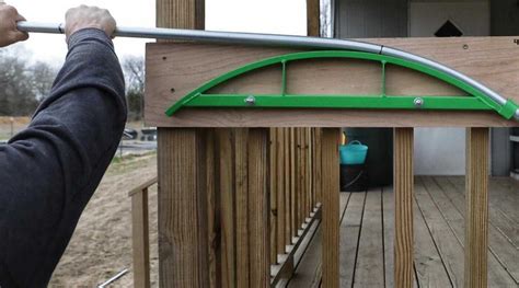 bending metal for hop houses with peak|bending hoops for buildings.